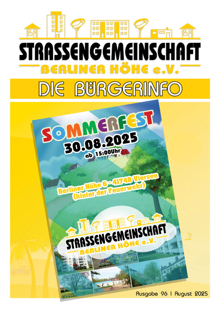 Bürgerinfo Ausgabe 96 Titelbild